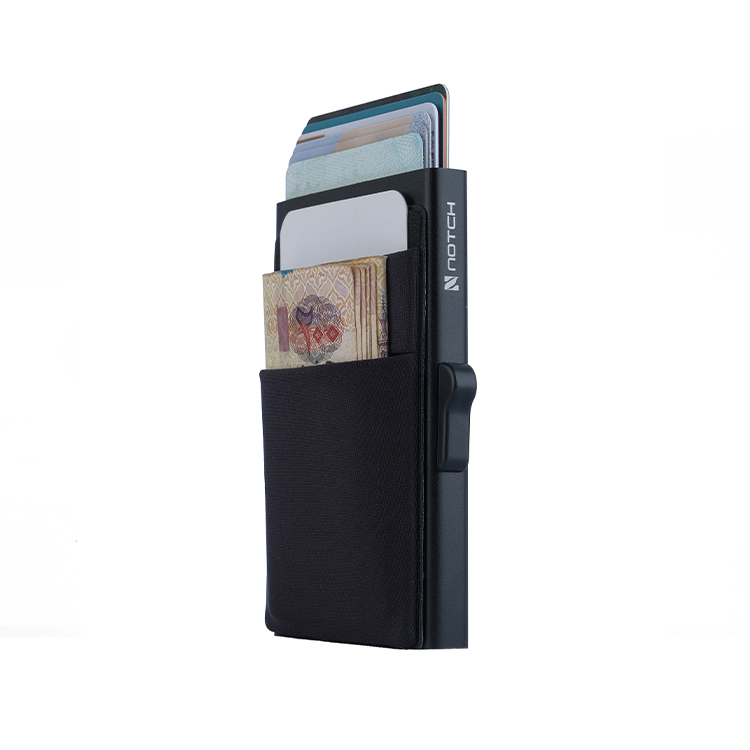 GoWallet™ Aluminum with RFID Block – Black